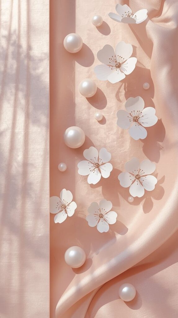 flower, lace, pearl, petals, spring, romantic, blue, bloom, white, pink, decoration, canvas, flower background, art, flower wallpaper, nature, textile, texture, beautiful, beautiful flowers, soft, light, creative